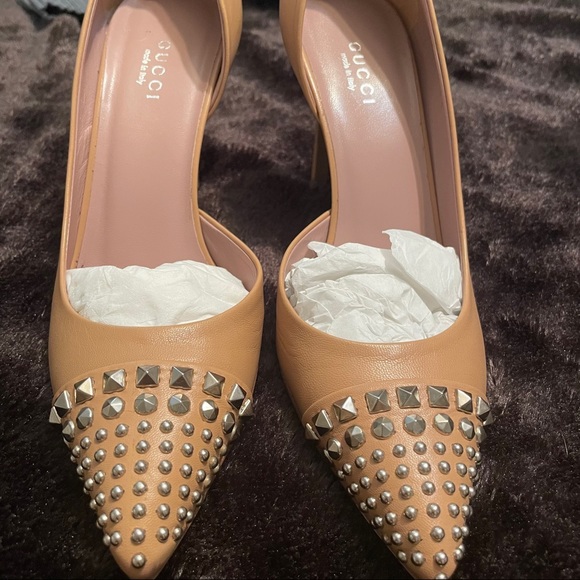 Gucci “coline” studded cap toe pump - Picture 4 of 10